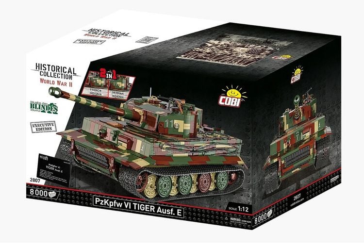 Produktbild: COBI Historical Collection 2807 - Executive Edition, PzKpfW VI Tiger Ausf. E, Bausatz 1:12, 8000 Klemmbausteine