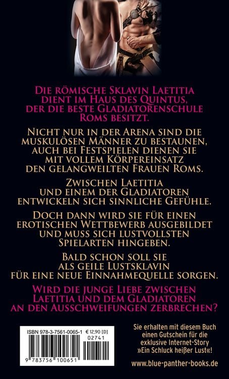 Produktbild: Die Sklavin und der Gladiator | Historischer Erotik-Roman