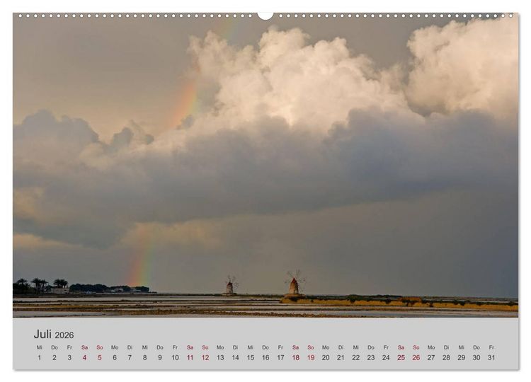 Produktbild: Sizilien 2026 (Wandkalender 2026 DIN A2 quer), CALVENDO Monatskalender