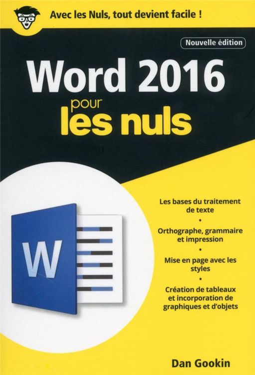 Produktbild: Word 2016 pour les nuls