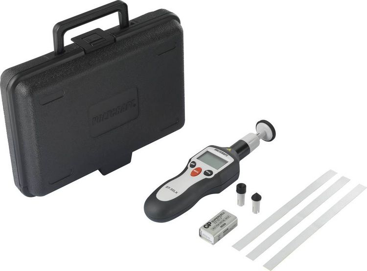 Produktbild: VOLTCRAFT DT-30LK Drehzahlmesser mechanisch, optisch 2 - 20000 U/min 2 - 200000 U/min