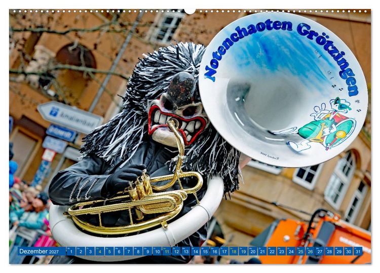 Produktbild: Karlsruher Fastnacht (hochwertiger Premium Wandkalender 2027 DIN A2 quer), Kunstdruck in Hochglanz