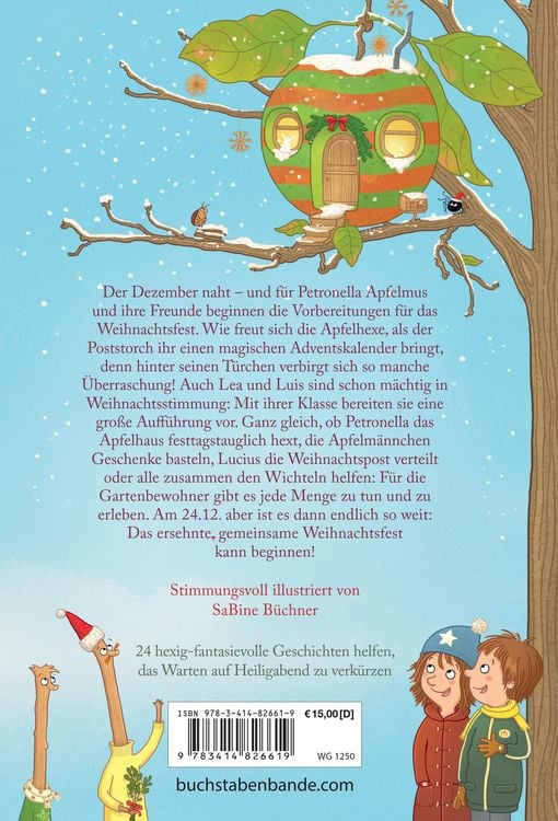 Produktbild: Petronella Apfelmus - 24 weihnachtliche Geschichten aus dem Apfelhaus (Band 10)