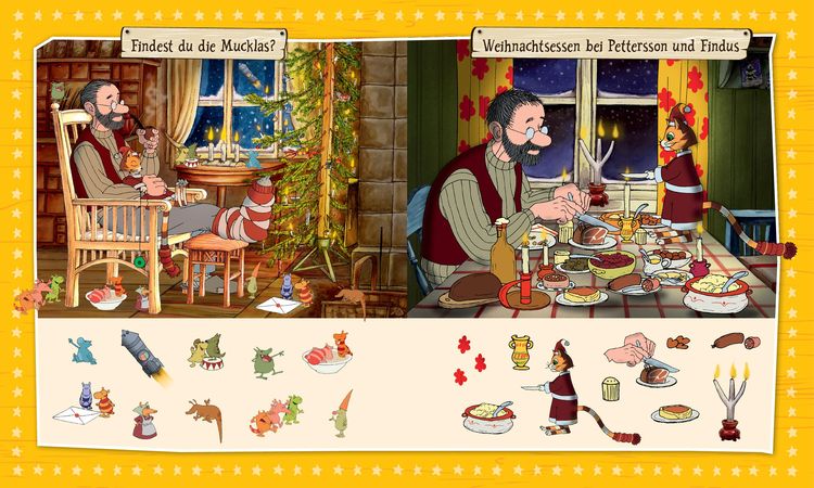 Wimmeliges Weihnachtsfest mit Pettersson und Findus