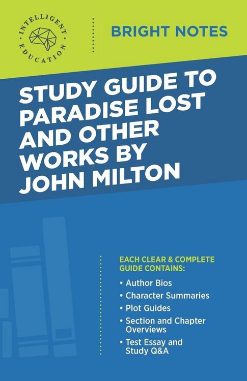 Produktbild: Study Guide to Paradise Lost and Other Works by John Milton