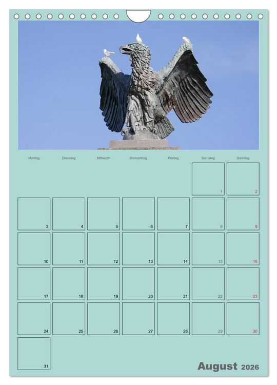 Produktbild: Rund um die Kieler F&ouml;rde / Planer (Wandkalender 2026 DIN A4 hoch), CALVENDO Monatskalender
