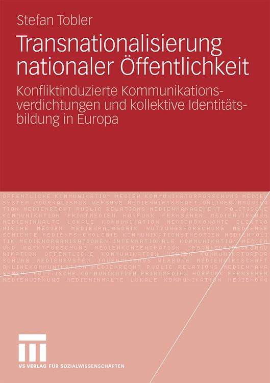 Produktbild: Transnationalisierung nationaler &Ouml;ffentlichkeit