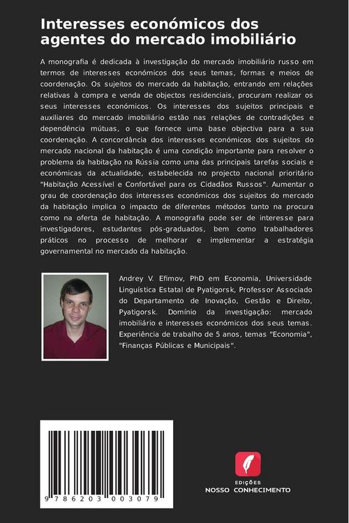 Produktbild: Interesses econ&oacute;micos dos agentes do mercado imobili&aacute;rio