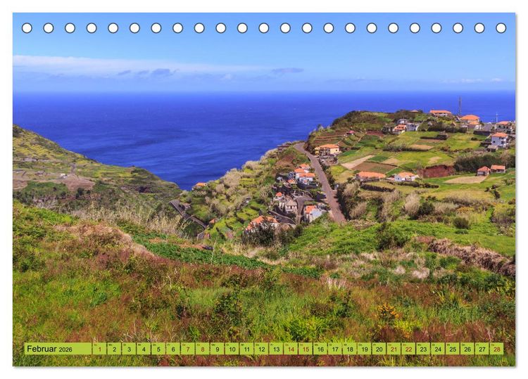 Produktbild: Madeira - Fr&uuml;hlingsinsel im Atlantik (Tischkalender 2026 DIN A5 quer), CALVENDO Monatskalender