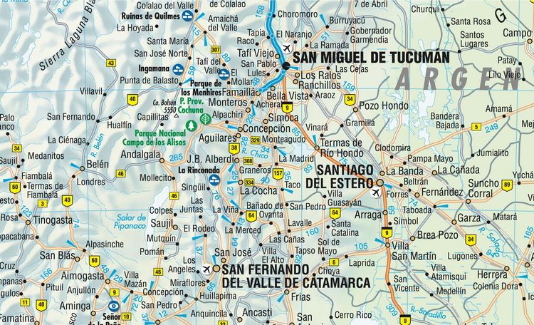 Produktbild: Argentina, Argentinien, Borch Map
