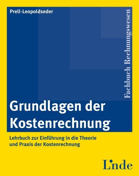 Produktbild: Grundlagen der Kostenrechnung