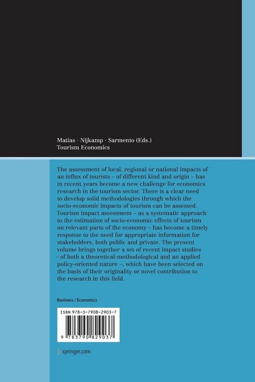 Produktbild: Tourism Economics