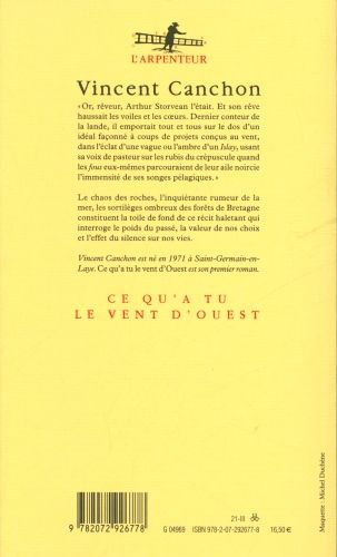 Produktbild: Ce qu'a tu le vent d'ouest