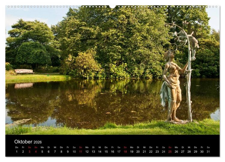 Produktbild: S&uuml;denglische Landschaftsg&auml;rten (Wandkalender 2026 DIN A2 quer), CALVENDO Monatskalender
