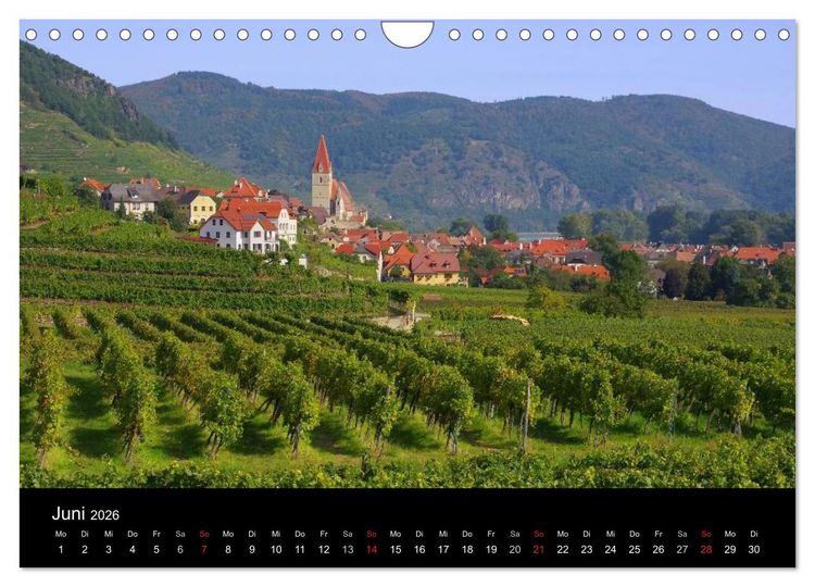 Produktbild: Die Wachau - Bezaubernde Orte an der Donau (Wandkalender 2026 DIN A4 quer), CALVENDO Monatskalender