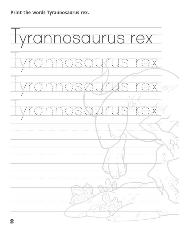 Produktbild: Practice Writing with Dinosaurs!