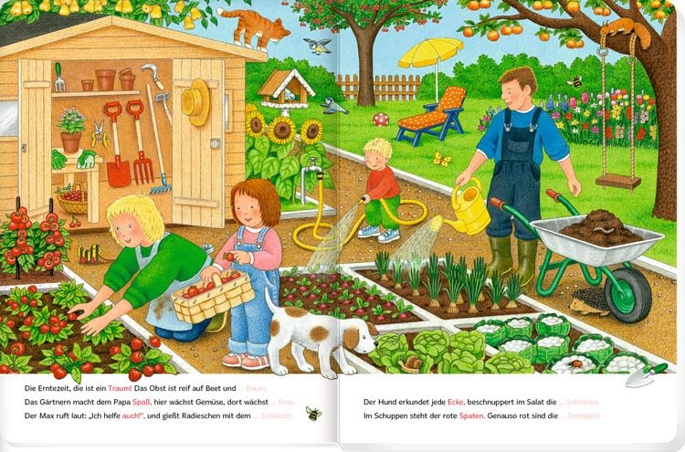 Produktbild: Bilder suchen - W&ouml;rter finden: Bei uns zu Hause (Buchbonus)