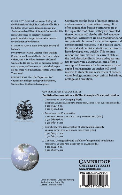 Produktbild: Carnivore Conservation