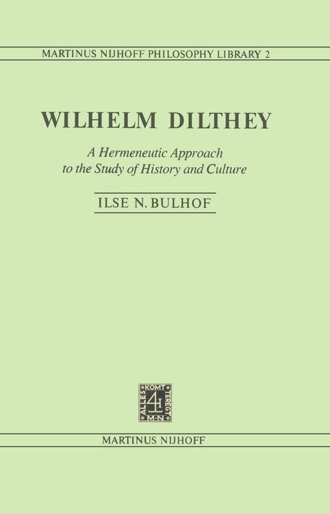 Produktbild: Wilhelm Dilthey
