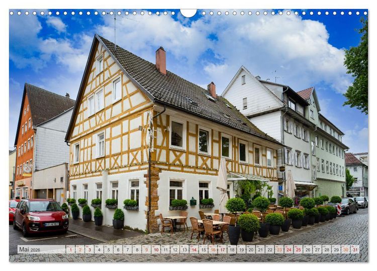 Produktbild: G&ouml;ppingen Impressionen (Wandkalender 2026 DIN A3 quer), CALVENDO Monatskalender