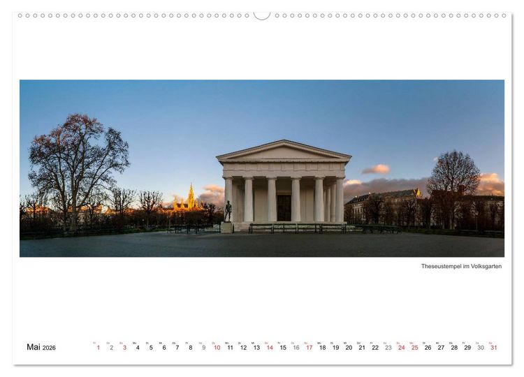 Produktbild: Wien Panoramen (hochwertiger Premium Wandkalender 2026 DIN A2 quer), Kunstdruck in Hochglanz