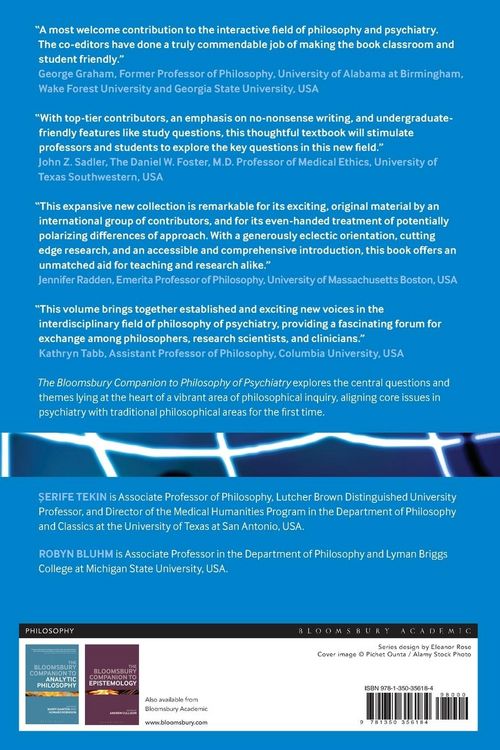 Produktbild: The Bloomsbury Companion to Philosophy of Psychiatry