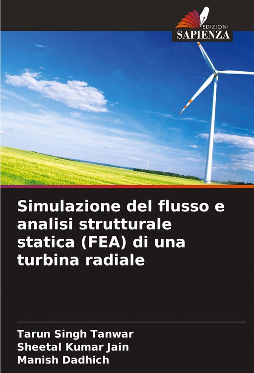 Produktbild: Simulazione del flusso e analisi strutturale statica (FEA) di una turbina radiale