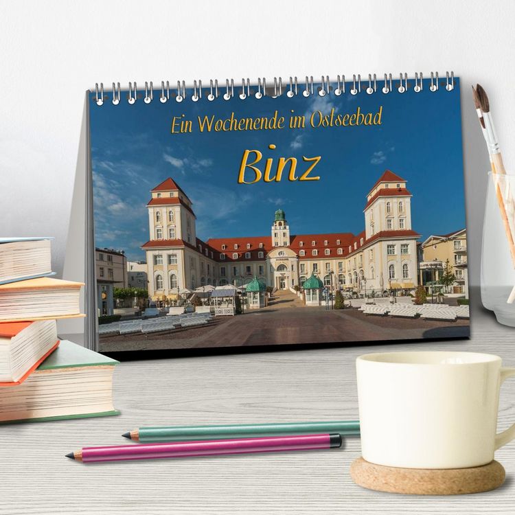 Produktbild: Ein Wochenende im Ostseebad Binz (Tischkalender 2026 DIN A5 quer), CALVENDO Monatskalender