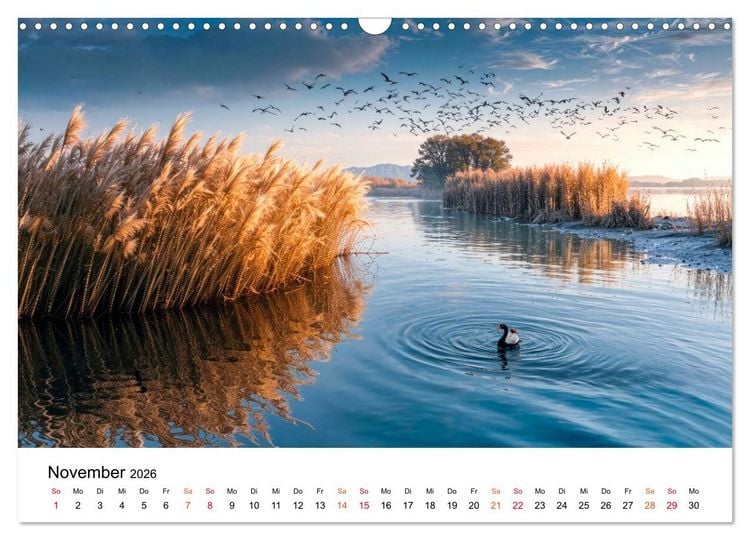 Produktbild: Naturzeit - Ein Jahr im Wandel (Wandkalender 2026 DIN A3 quer), CALVENDO Monatskalender