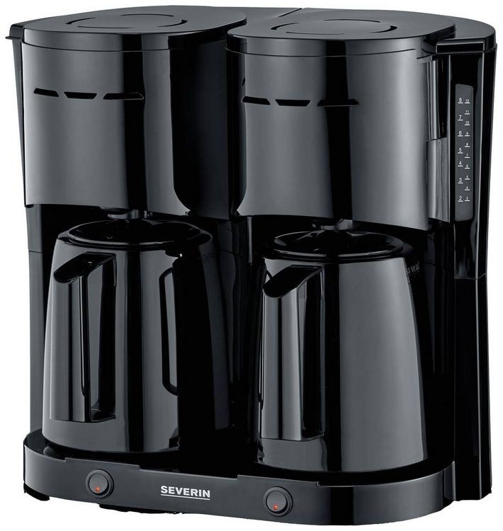 Produktbild: Severin KA 9315 Kaffeemaschine Schwarz Fassungsverm&ouml;gen Tassen=16 Isolierkanne