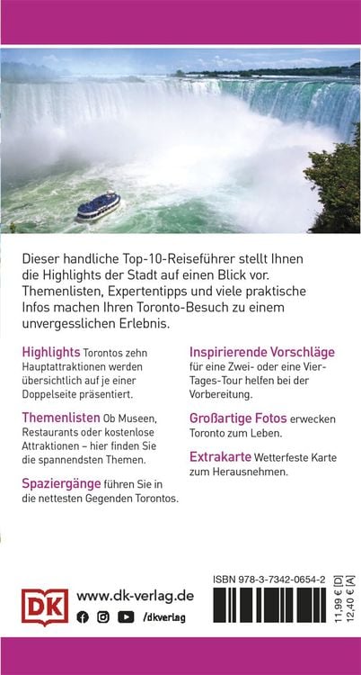 Produktbild: Top 10 Reisef&uuml;hrer Toronto