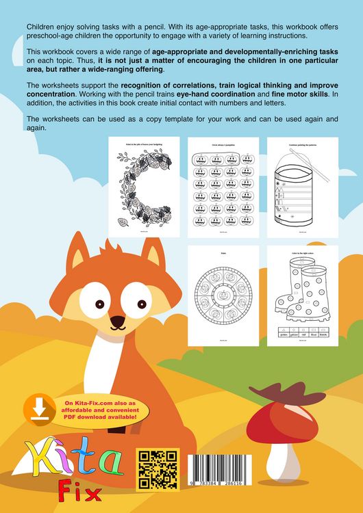 Produktbild: Workbook Fall with 50 Worksheets