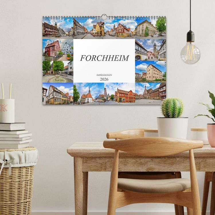 Produktbild: Forchheim Impressionen (Wandkalender 2026 DIN A3 quer), CALVENDO Monatskalender