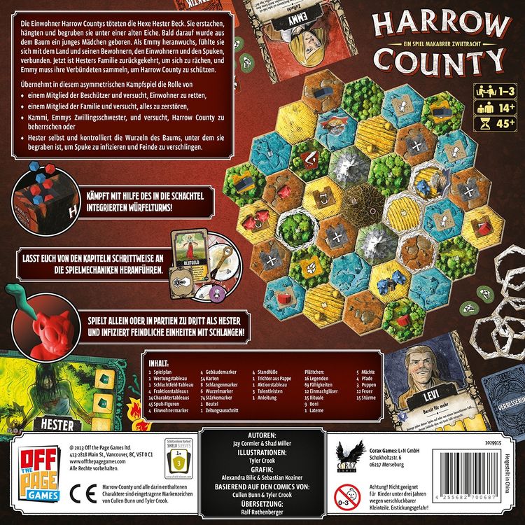 Produktbild: Harrow County (de) inkl. eingebautem W&uuml;rfelturm