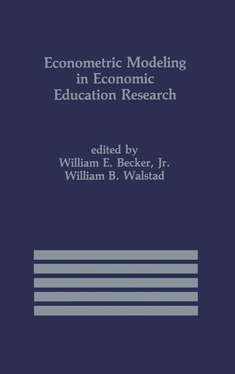 Produktbild: Econometric Modeling in Economic Education Research