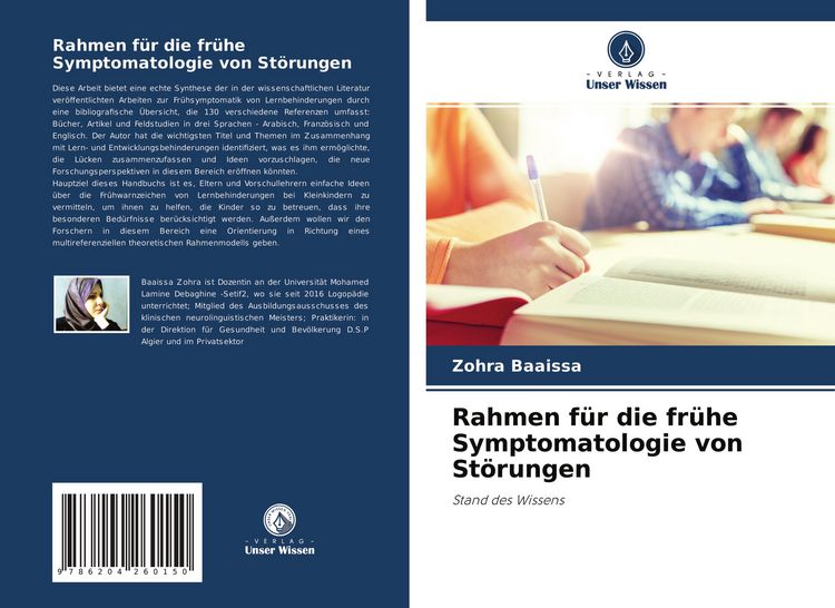 Produktbild: Rahmen f&uuml;r die fr&uuml;he Symptomatologie von St&ouml;rungen