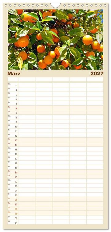 Produktbild: Familienplaner 2027 - Griechische Insel Kos mit 5 Spalten (Wandkalender, 21 x 45 cm) CALVENDO