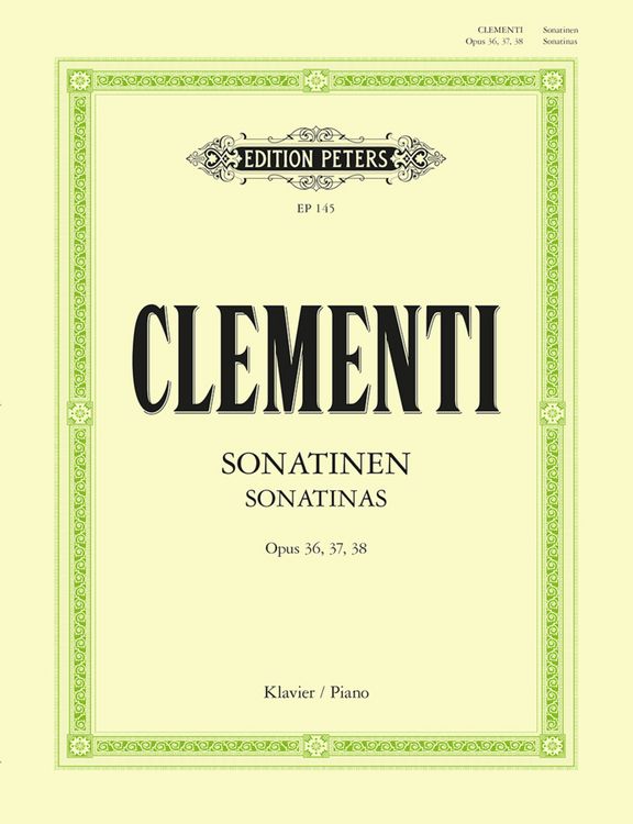 Produktbild: Sonatinas Op. 36 Nos. 1-6; Op. 37 Nos. 1-3; Op. 38 Nos. 1-3