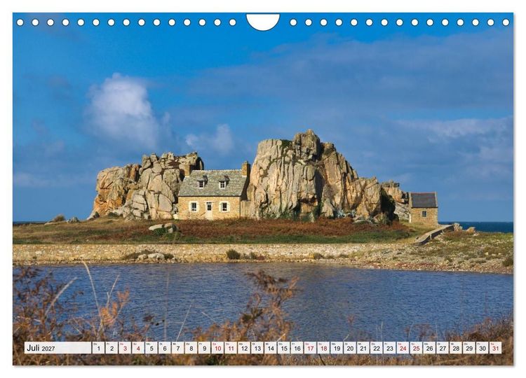 Produktbild: Begeisterung f&uuml;r die Bretagne (Wandkalender 2027 DIN A4 quer), CALVENDO Monatskalender