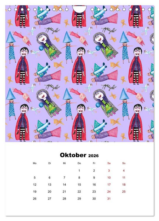 Produktbild: MUSTERMACKE (Wandkalender 2026 DIN A4 hoch), CALVENDO Monatskalender