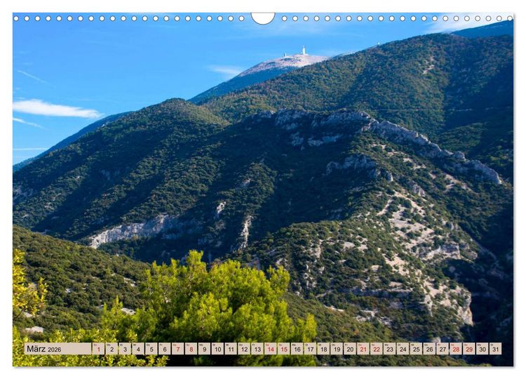 Produktbild: Magisches Land des Ventoux (Wandkalender 2026 DIN A3 quer), CALVENDO Monatskalender