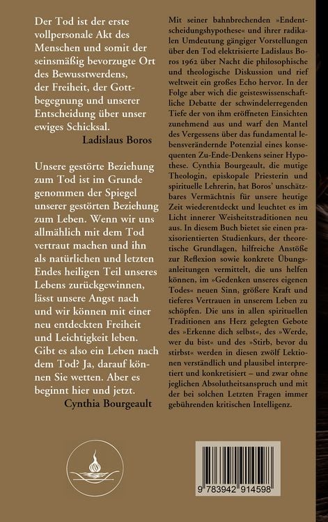 Produktbild: &Uuml;ber den Tod und unsere letzte Entscheidung