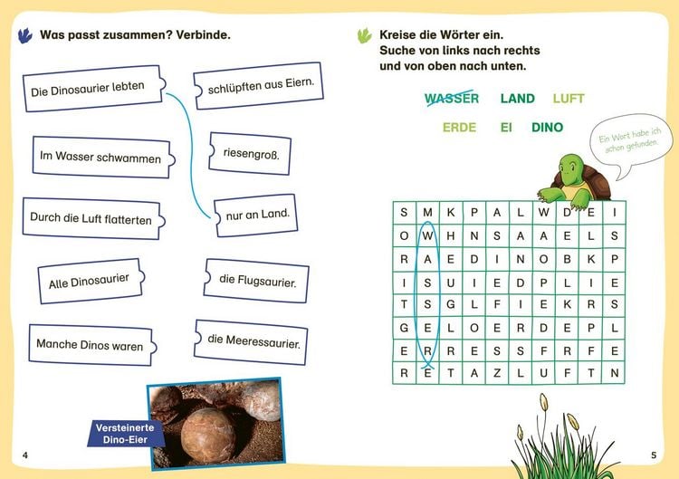 Produktbild: WAS IST WAS Erstes Lesen. Leser&auml;tsel Dinosaurier
