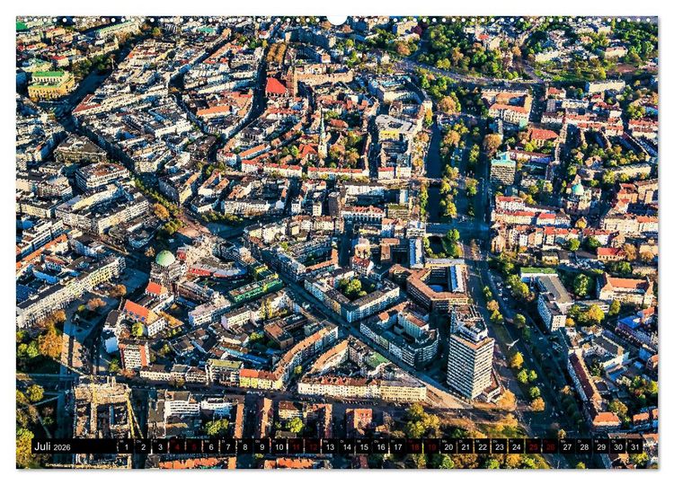 Produktbild: Hannover - Luftige Einblicke (Wandkalender 2026 DIN A2 quer), CALVENDO Monatskalender