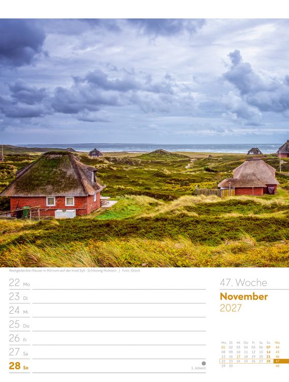 Produktbild: Malerisches Deutschland Wochenplaner Kalender 2027