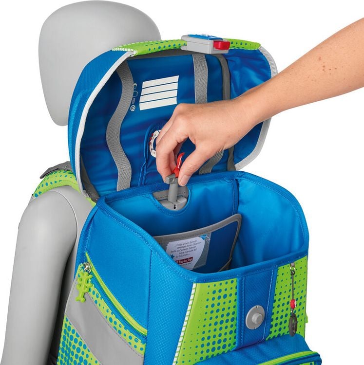 Produktbild: STEP BY STEP&reg; Schulrucksack-Set Space Neon 5teilig Special Edition, Race Car Chuck