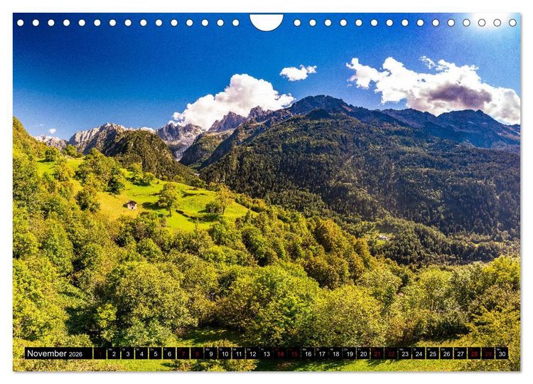 Produktbild: Schweiz - Engadin und Bergell (Wandkalender 2026 DIN A4 quer), CALVENDO Monatskalender