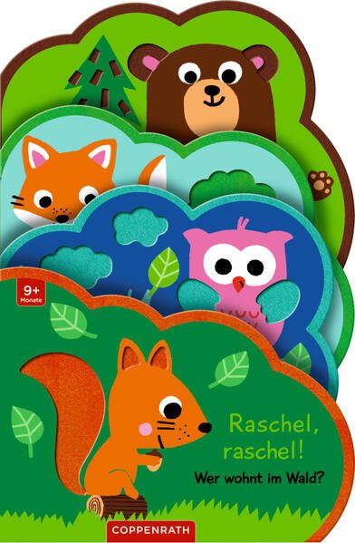 Produktbild: Mein Filz-F&uuml;hlbuch: Raschel, raschel! Wer wohnt im Wald?
