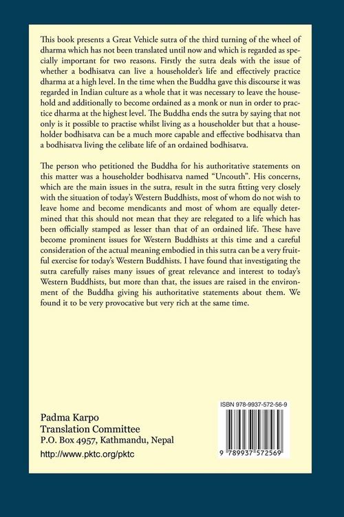 Produktbild: The Sutra Petitioned by the Householder Uncouth