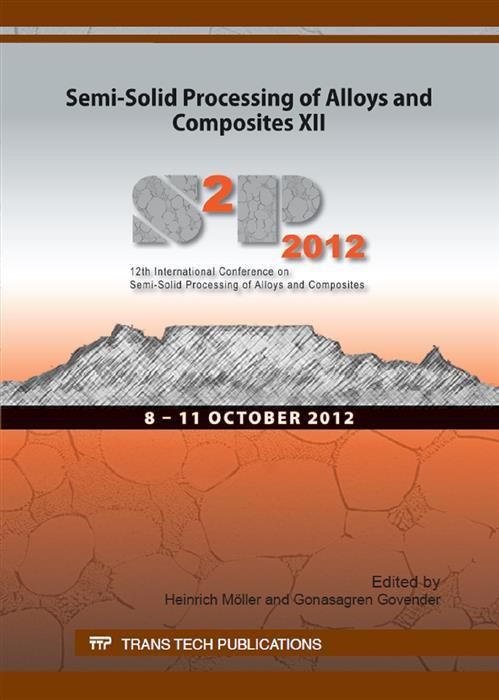 Produktbild: Semi-Solid Processing of Alloys and Composites XII